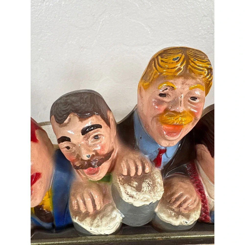 Vintage Pabst Blue Ribbon Beer Barbershop Quartet Bar Display Sign P930 PBR